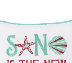 C&F Home Sand Is The New Snow Pillow