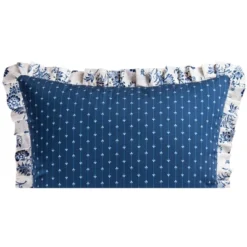 C&F Home Colonial Williamsburg 26" X 26" Stafford Ruffle Euro Sham