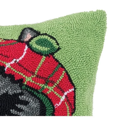 C&F Home 18" X 18" Scottish Terrier Hooked Throw Pillow 2 C&F Home 18" X 18" Scottish Terrier Hooked Throw Pillow - Image 2