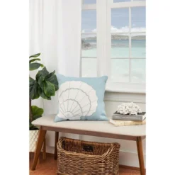 C&F Home 18" X 18" Shell Burlap Applique Throw Pillow 9 C&F Home 18" X 18" Shell Burlap Applique Throw Pillow -C&F Bedding Deals Store GUEST 0556a426 9527 4db5 b214 5dbe1a57a5e6