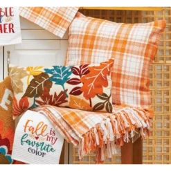 C&F Home Fall Leaves Chain Stitch Throw Pillow -C&F Bedding Deals Store GUEST 09a6cb8f c959 4bd4 8780 da48a708d817