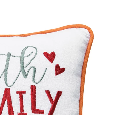 C&F Home 10" X 10" Faith, Family And Fall Embroidered Throw Pillow 1 C&F Home 10" X 10" Faith, Family And Fall Embroidered Throw Pillow
