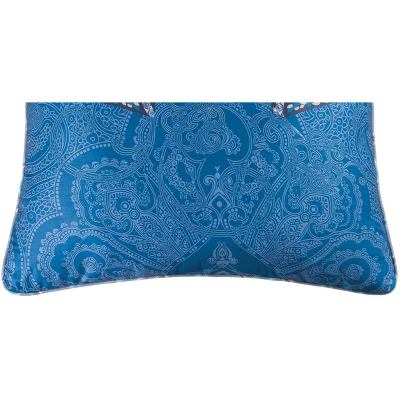 C&F Home 26" X 26" Daphne Blue Damask Euro Sham 2 C&F Home 26" X 26" Daphne Blue Damask Euro Sham - Image 2