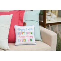 C&F Home 10" X 10" Happy Easter Happy Spring Embroidered Throw Pillow 6 C&F Home 10" X 10" Happy Easter Happy Spring Embroidered Throw Pillow -C&F Bedding Deals Store GUEST 0eb10191 7d10 4338 bc78 7c38b23a62d0