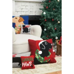 C&F Home Lab & Lights Hooked Throw Pillow -C&F Bedding Deals Store GUEST 0f6e0f9e 0951 4dc7 8b8c 7a79337632e0