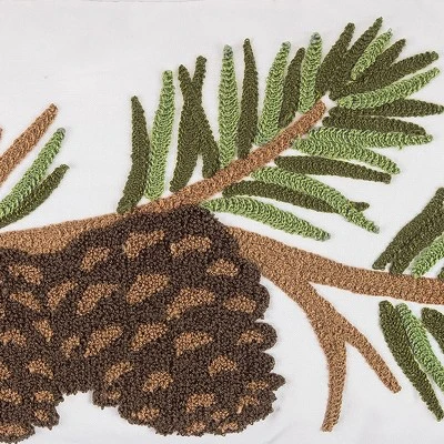 C&F Home Pinecone Branch Tufted Pillow 2 C&F Home Pinecone Branch Tufted Pillow - Image 2