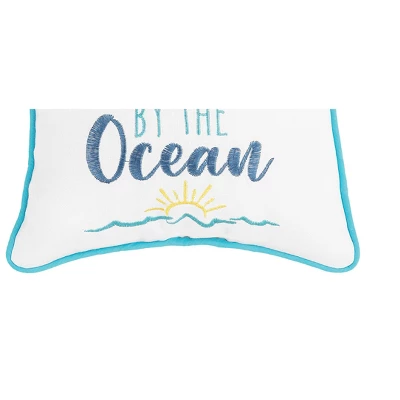 C&F Home Better By The Ocean Embroidered Throw Pillow 2 C&F Home Better By The Ocean Embroidered Throw Pillow - Image 2