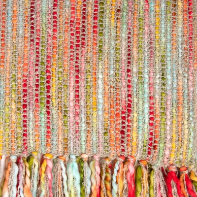 C&F Home Rainbow Multicolored Woven 50" X 60" Throw Blanket 1 C&F Home Rainbow Multicolored Woven 50" X 60" Throw Blanket