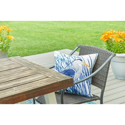 C&F Home 18" X 18" Blue Heron Coastal Indoor/Outdoor Decorative Throw Pillow 5 C&F Home 18" X 18" Blue Heron Coastal Indoor/Outdoor Decorative Throw Pillow - Image 5