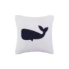 C&F Home 10" X 10" Whale Knitted Throw Pillow