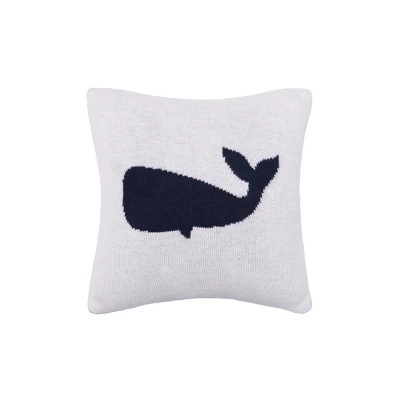 C&F Home 10" X 10" Whale Knitted Throw Pillow 1 C&F Home 10" X 10" Whale Knitted Throw Pillow