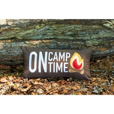 C&F Home 10" X 20" On Camp Time Embroidered Throw Pillow 1 C&F Home 10" X 20" On Camp Time Embroidered Throw Pillow