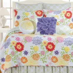 C&F Home 26" X 26" Lilly Yellow Purple Red Pink Floral Euro Sham 6 C&F Home 26" X 26" Lilly Yellow Purple Red Pink Floral Euro Sham -C&F Bedding Deals Store GUEST 31b0c486 c62e 4b27 888b db01af7b0629