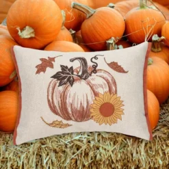 C&F Home 13" X 18" Harvest Time Pumpkin Embellished Fall Throw Pillow -C&F Bedding Deals Store GUEST 3382faca d0bf 438b 97d0 8afabdb58417