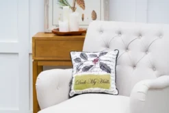 C&F Home Deck My Halls Throw Pillow