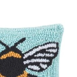 C&F Home 8" X 8" Bumble Bee Hooked Petite Throw Pillow -C&F Bedding Deals Store GUEST 35aab702 253b 4334 a6ca 5952b667035d