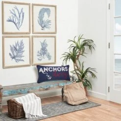 C&F Home 12" X 24" Anchors Away Nautical Embroidered Lumbar Throw Pillow -C&F Bedding Deals Store GUEST 41e7c13f d365 4f7a 8f7e 86040fd443c6