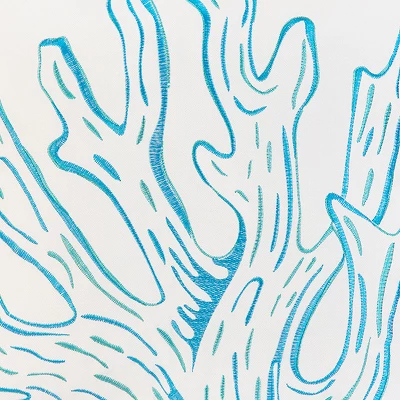 C&F Home 18" X 18" Coral Indoor / Outdoor Embroidered Throw Pillow 1 C&F Home 18" X 18" Coral Indoor / Outdoor Embroidered Throw Pillow