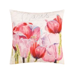 C&F Home 18" X 18" Tulips Indoor/Outdoor Throw Pillow -C&F Bedding Deals Store GUEST 4844437d 84a9 42d8 804a 4585ff83be94