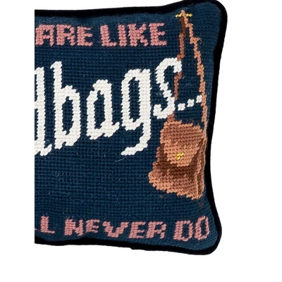 C&F Home 8" X 12" Girlfriends Are Like Needlepoint Pillow 2 C&F Home 8" X 12" Girlfriends Are Like Needlepoint Pillow - Image 2