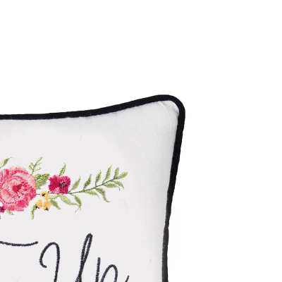 C&F Home 10" X 10" Shut Up & Kiss Me Valentine's Day Embroidered Throw Pillow 1 C&F Home 10" X 10" Shut Up & Kiss Me Valentine's Day Embroidered Throw Pillow