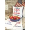 C&F Home 10" X 10" Sparkler Kisses & 4th Of July Wishes Embroidered Throw Pillow