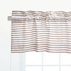 C&F Home Trellis Stripe Valance Set Of 2