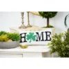 C&F Home 6" X 12" Shamrock Home Hooked Pillow