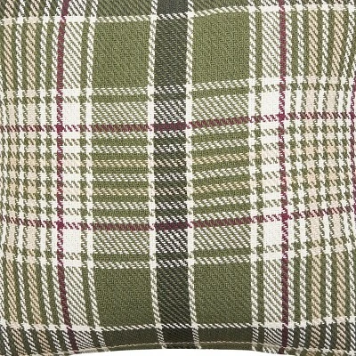 C&F Home 18" X 18" Dawson Green Plaid Spring Woven Throw Pillow 6 C&F Home 18" X 18" Dawson Green Plaid Spring Woven Throw Pillow - Image 6