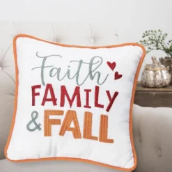 C&F Home 10" X 10" Faith, Family And Fall Embroidered Throw Pillow 7 C&F Home 10" X 10" Faith, Family And Fall Embroidered Throw Pillow -C&F Bedding Deals Store GUEST 6de1f5b6 a165 49a4 8b2c 8ed660f93f27
