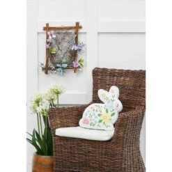 C&F Home 14" Floral Easter Bunny Spring Shaped Throw Pillow -C&F Bedding Deals Store GUEST 71dc2f4f f36d 4df9 b98c b612fa8c503e