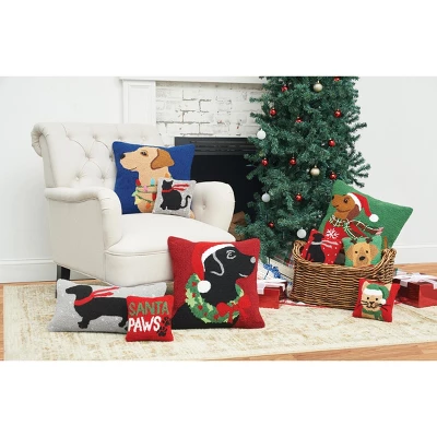 C&F Home Winter Cat Hooked Throw Pillow 1 C&F Home Winter Cat Hooked Throw Pillow