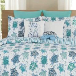 C&F Home Shaped Turtle Printed Throw Pillow