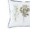 C&F Home Delicate Floral Ribbon Pillow
