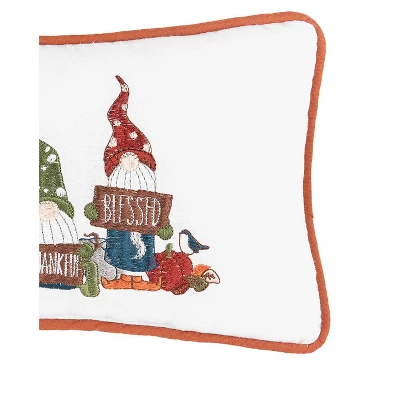 C&F Home Grateful Thankful Gnome Embroidered Throw Pillow 2 C&F Home Grateful Thankful Gnome Embroidered Throw Pillow - Image 2