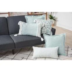 C&F Home 18" X 18" Lily Seaglass Geometric Throw Pillow -C&F Bedding Deals Store GUEST 8c2cf777 c1e7 46ac ac8c f5436be6f3a2