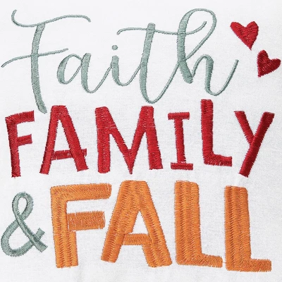 C&F Home 10" X 10" Faith, Family And Fall Embroidered Throw Pillow 2 C&F Home 10" X 10" Faith, Family And Fall Embroidered Throw Pillow - Image 2