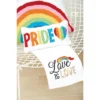 C&F Home 14" X 18" Rainbow Pride Hooked Pillow - Pride