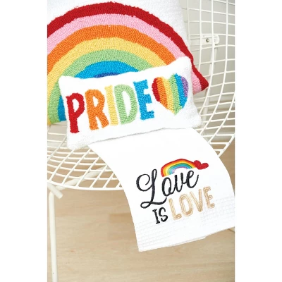 C&F Home 14" X 18" Rainbow Pride Hooked Pillow - Pride 1 C&F Home 14" X 18" Rainbow Pride Hooked Pillow - Pride