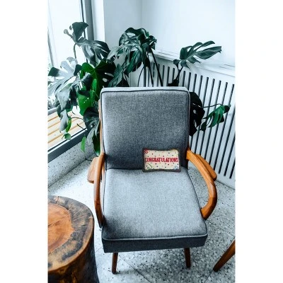 C&F Home 8" X 12" Congratulations Needlepoint Throw Pillow 1 C&F Home 8" X 12" Congratulations Needlepoint Throw Pillow