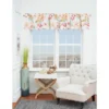 C&F Home Chandler Cove Cotton White Valance Window Treatment Set Of 2