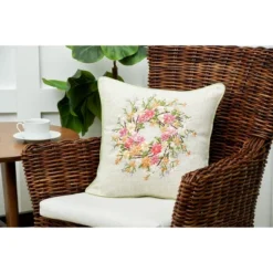 C&F Home 16" X 16" Zinnia Easter Wreath Spring Throw Pillow 7 C&F Home 16" X 16" Zinnia Easter Wreath Spring Throw Pillow -C&F Bedding Deals Store GUEST 9efc09cd 9d6d 4c75 85a6 98f164d864c4