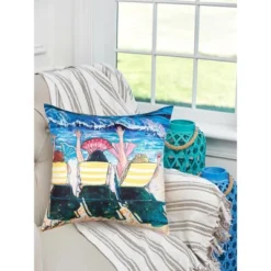 C&F Home 18" X 18" Mermaid Beach Party Indoor/Outdoor Throw Pillow -C&F Bedding Deals Store GUEST a4d0bd3d e255 491e 9771 d8f22ee39817