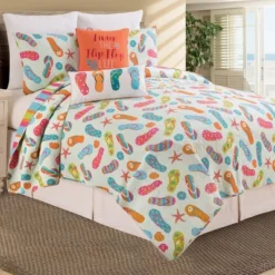 C&F Home Flip Flop Life Coastal Beach Theme Quilt Beach Mini Set -C&F Bedding Deals Store GUEST a64d0603 009b 475b a979 6839ad3005e7