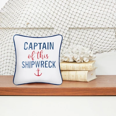 C&F Home Captain Of Shipwreck Embroidered Throw Pillow 3 C&F Home Captain Of Shipwreck Embroidered Throw Pillow - Image 3