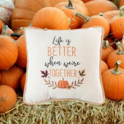 C&F Home 10" X 10" Life Is Better When We're Together Harvest Embroidered Fall Throw Pillow -C&F Bedding Deals Store GUEST a88ba397 a162 40e5 b740 83b6e0a64d58