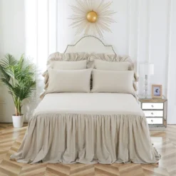 C&F Home Ruffled Euro Sham Natural -C&F Bedding Deals Store GUEST ab2cbc05 53e7 40d6 912a 5d9fe10f0b74