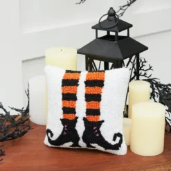 C&F Home 8" X 8" Witch Shoes Halloween Hooked Throw Pillow -C&F Bedding Deals Store GUEST ad901a6a b0da 4231 b1f0 39ce22e7b056