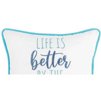 C&F Home Better By The Ocean Embroidered Throw Pillow 1 C&F Home Better By The Ocean Embroidered Throw Pillow