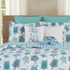 C&F Home You Me And The Sea Embroidered Throw Pillow